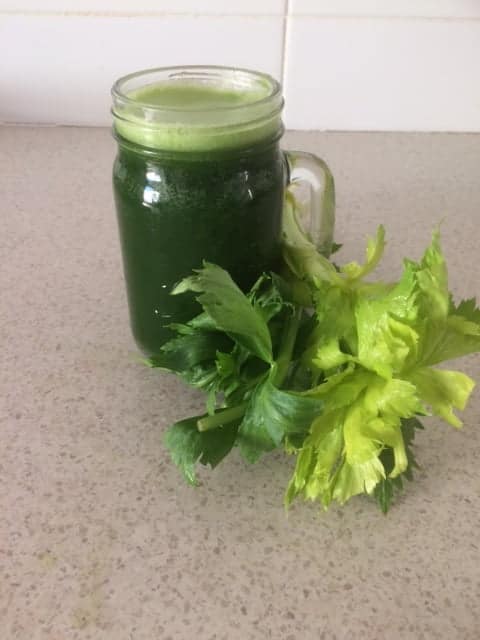 Green Juice - Celery, Cucumber, Spinach, Zucchini - Diet & Nutrition