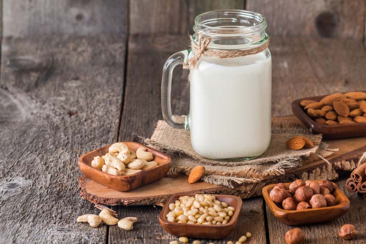 Best five milk alternatives